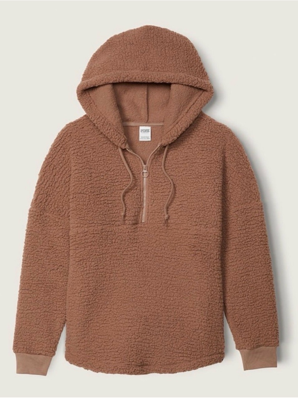 PINK | Victoria's Secret Plush Sherpa Hoodie in Dusty Rose | Women’s Hoodie NWT